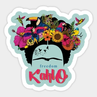 Freedom Kahlo Sticker